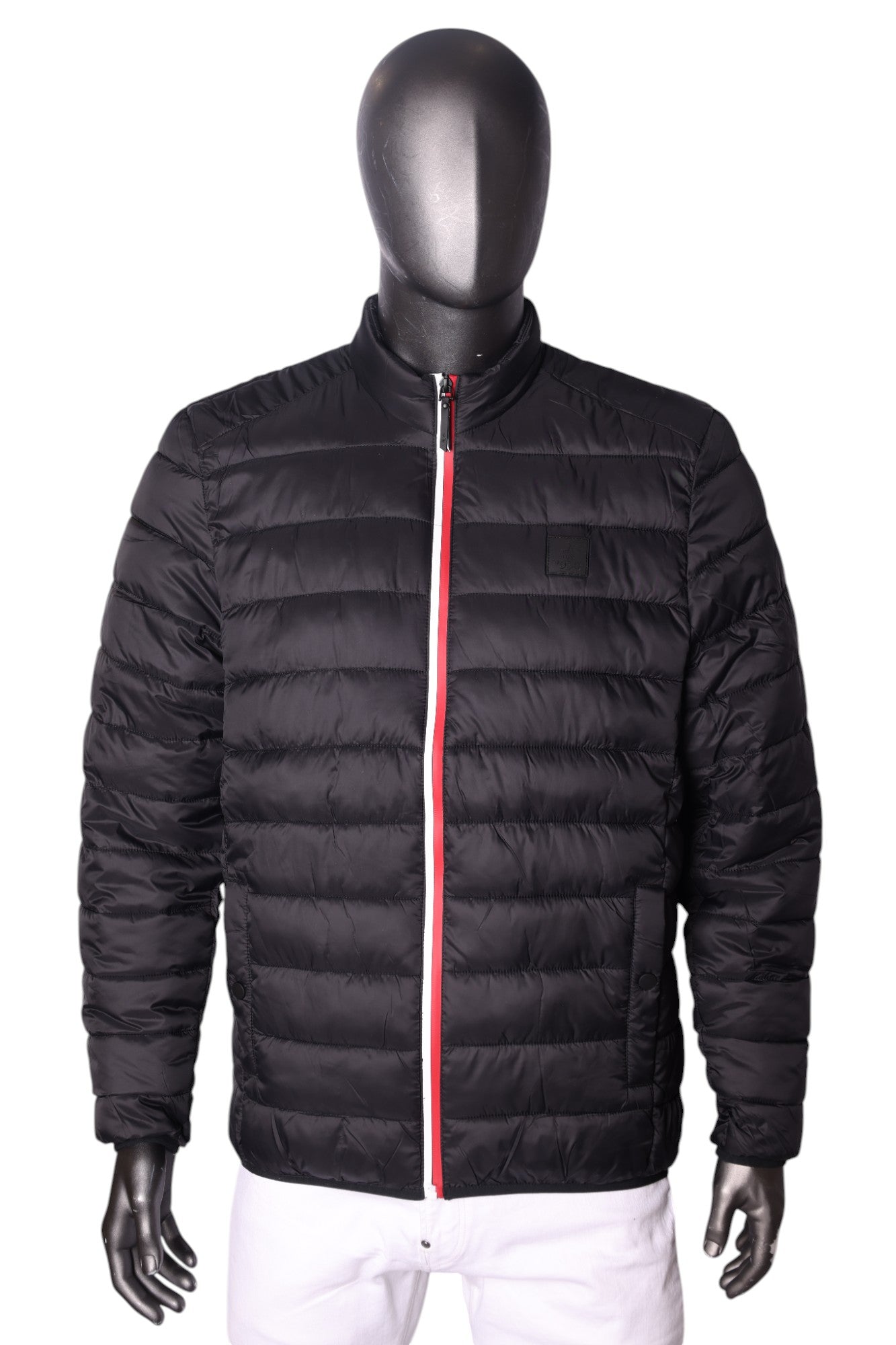Polo Jacket Nylon Puffer Black